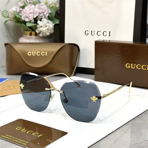 half frame gucci bee sunglasses|Gucci bee sunglasses price.